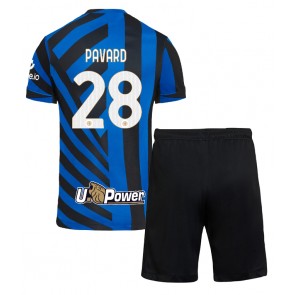 Inter Milan Benjamin Pavard #28 Dětské Domácí dres komplet 2024-25 Krátký Rukáv (+ trenýrky)